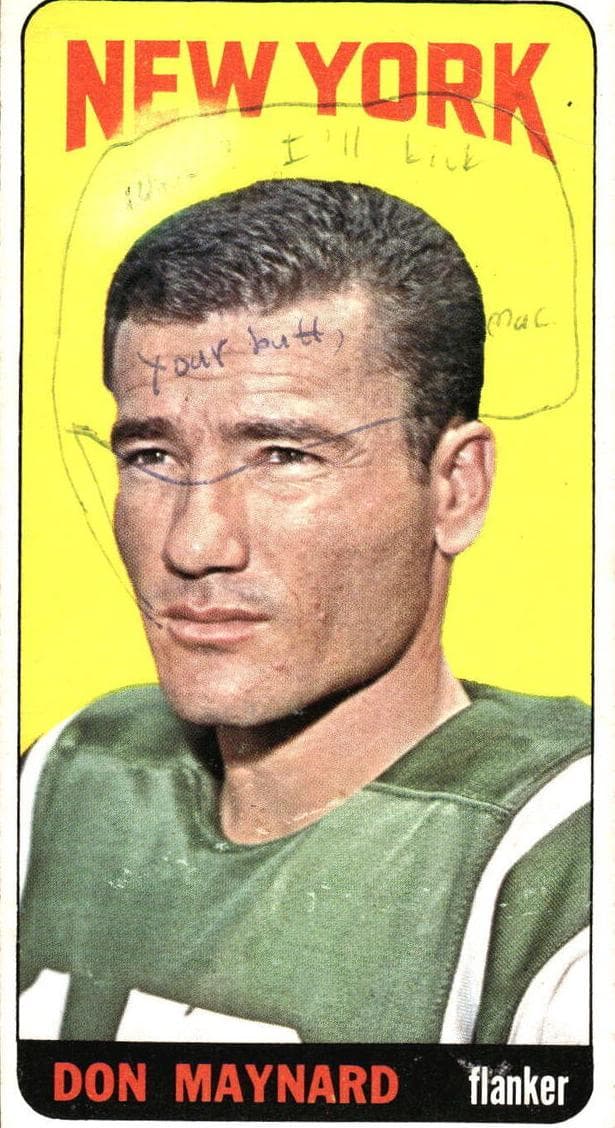 Don Maynard 1965 topps Topps