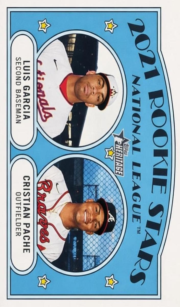 National League 2021 Rookie Stars (Luis Garcia / Cristian Pache) #109