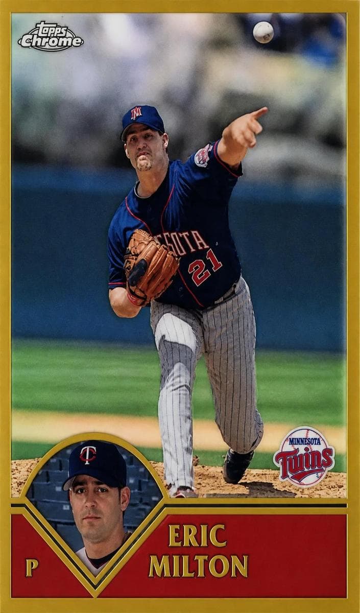 Eric Milton trading card