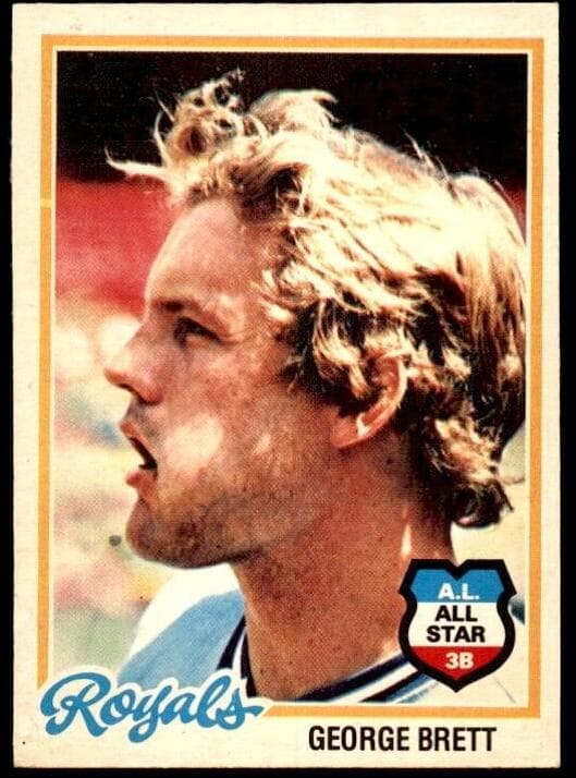 George Brett 1978 topps O-Pee-Chee