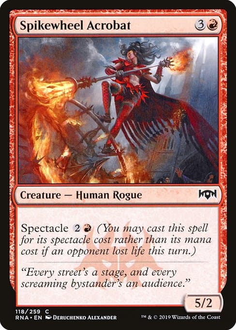 Spikewheel Acrobat 2019 Magic: The Gathering Ravnica Allegiance