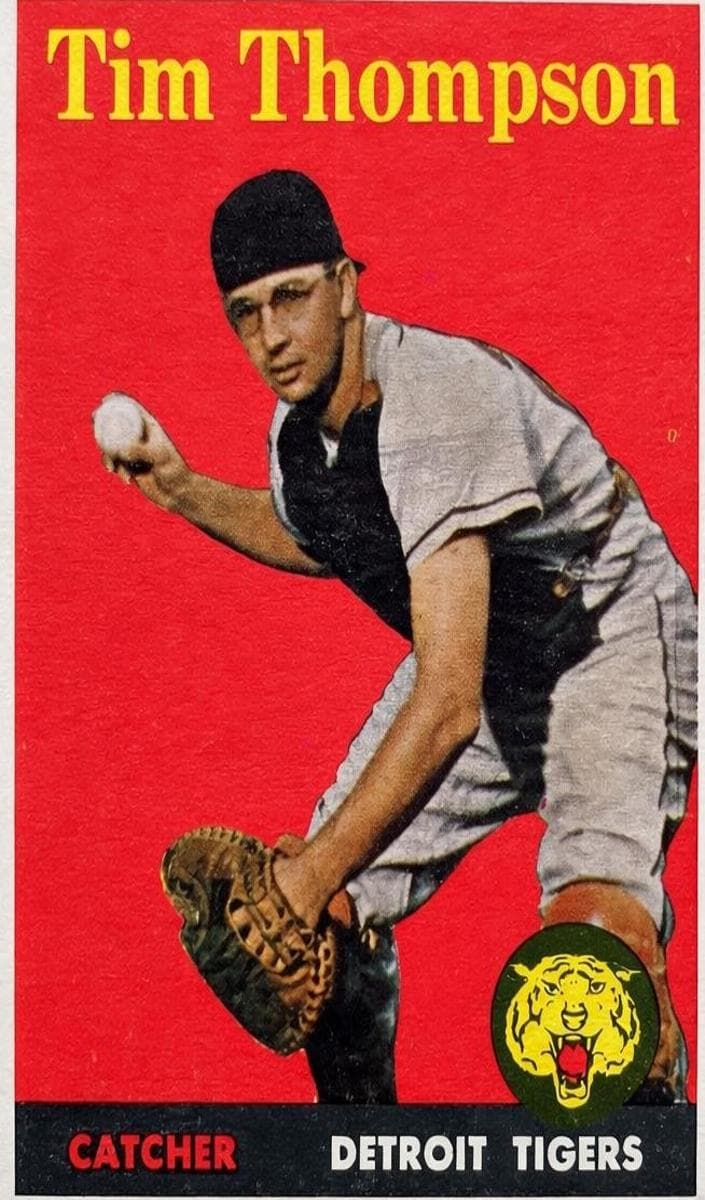 Tim Thompson 1958 topps Topps