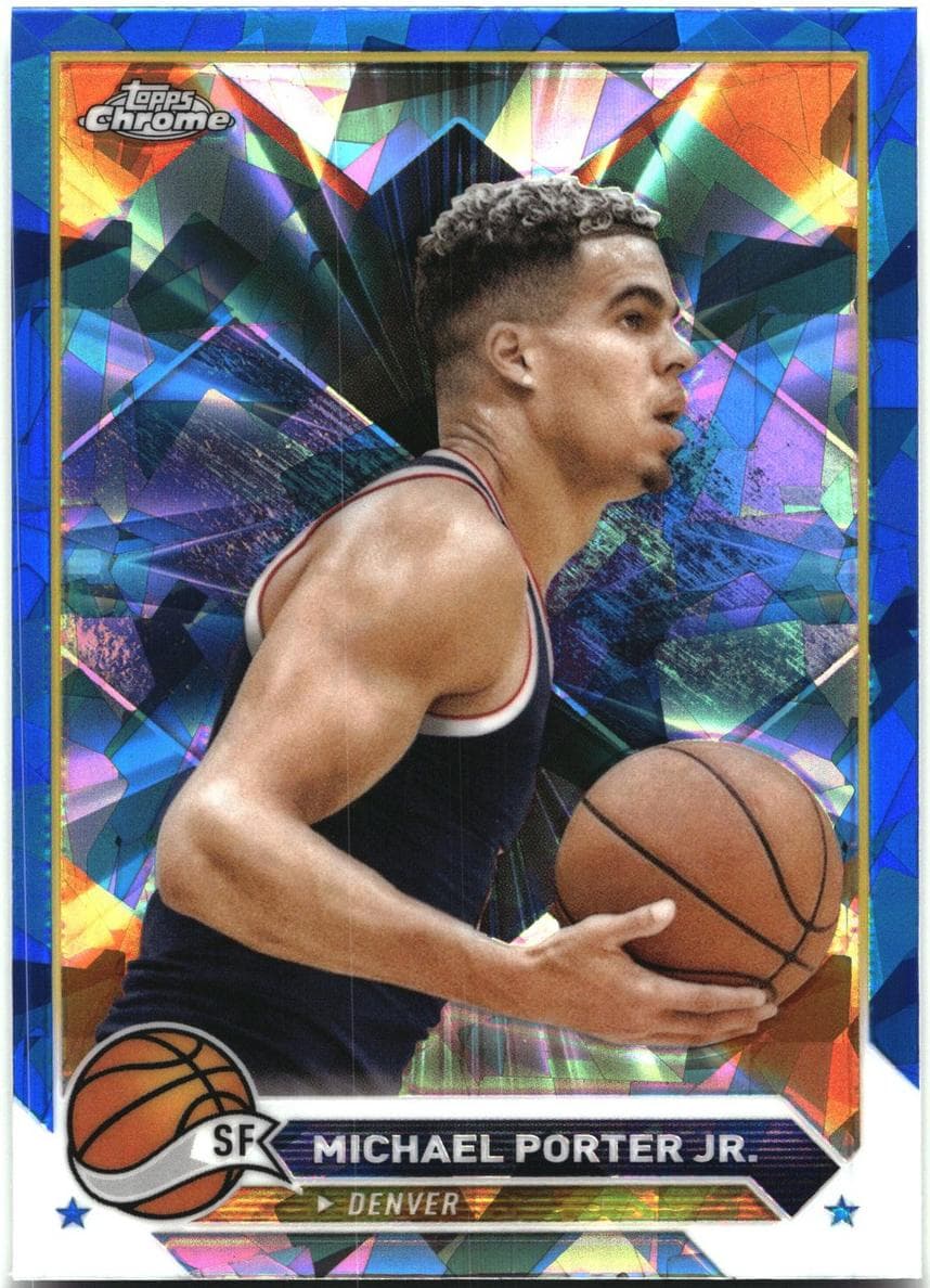Michael Porter Jr. 2023 topps Topps Chrome Sapphire Edition