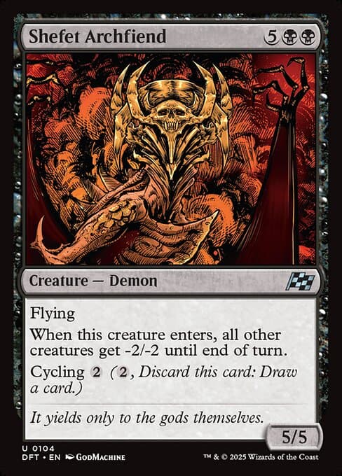 Shefet Archfiend #104