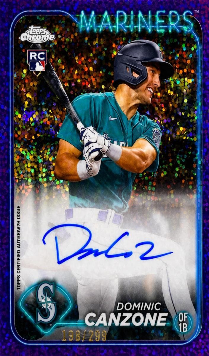 Dominic Canzone 2024 topps Topps Chrome