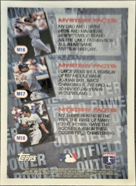 Mystery Finest 1996 Topps