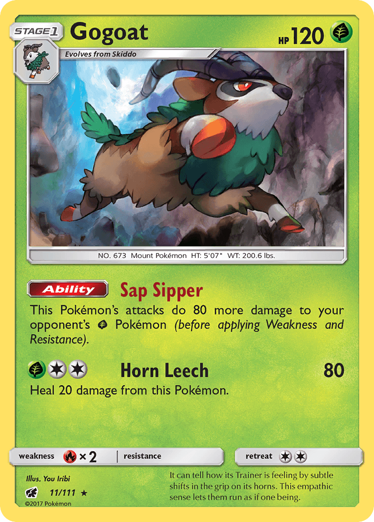 Gogoat 2017 Pokemon Crimson Invasion