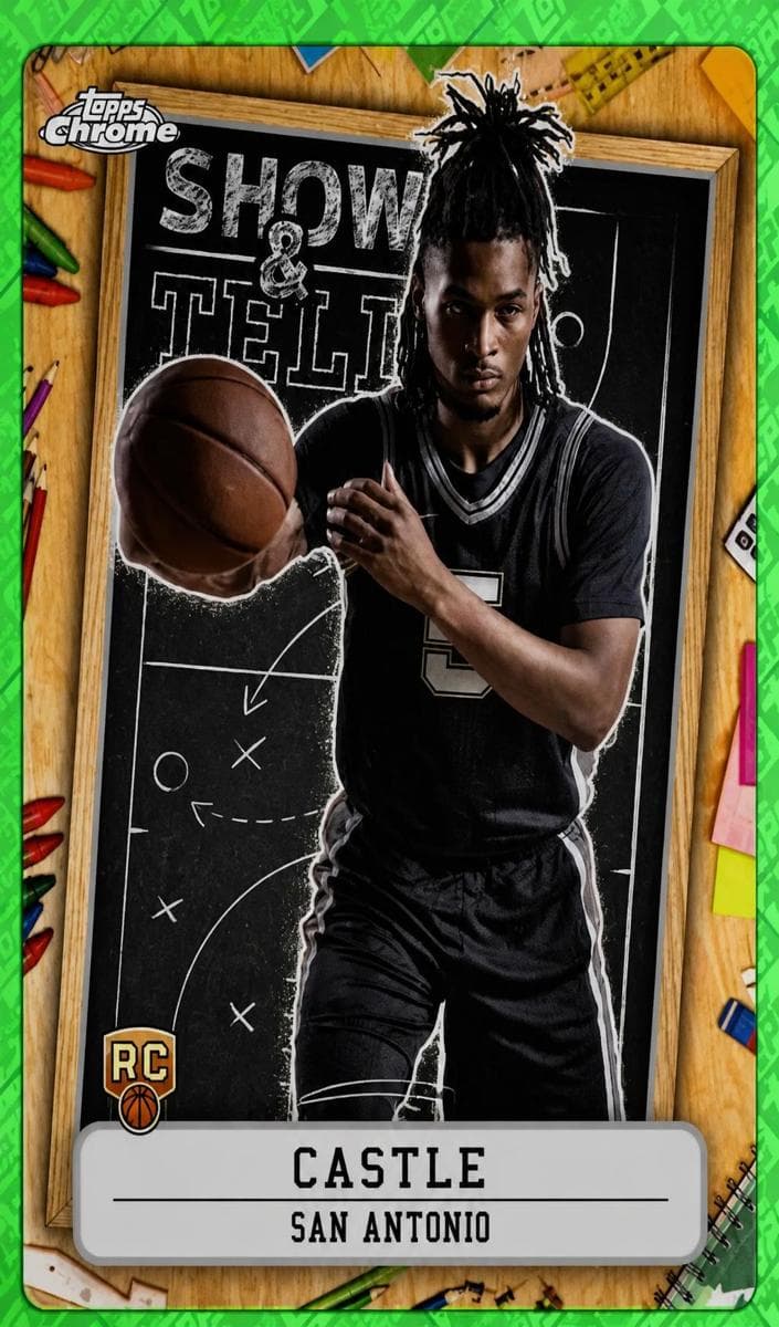 Stephon Castle 2024 topps Topps Chrome