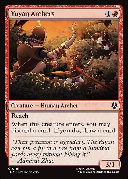 Yuyan Archers 2025 Magic: The Gathering Avatar: The Last Airbender
