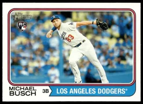 Michael Busch trading card
