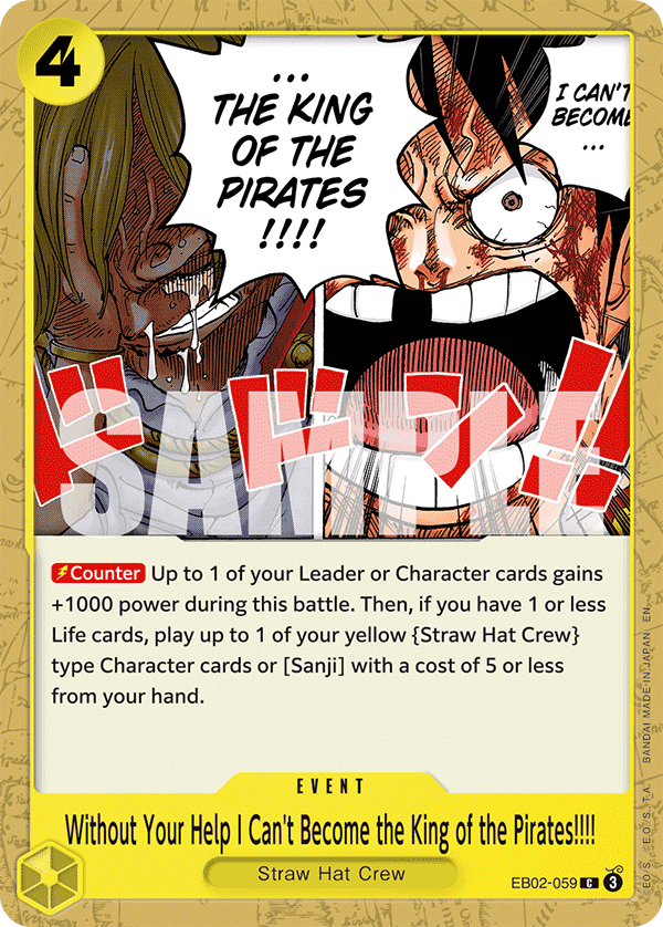 Without Your Help I Can't Become the King of the Pirates!!!! 2025 One Piece