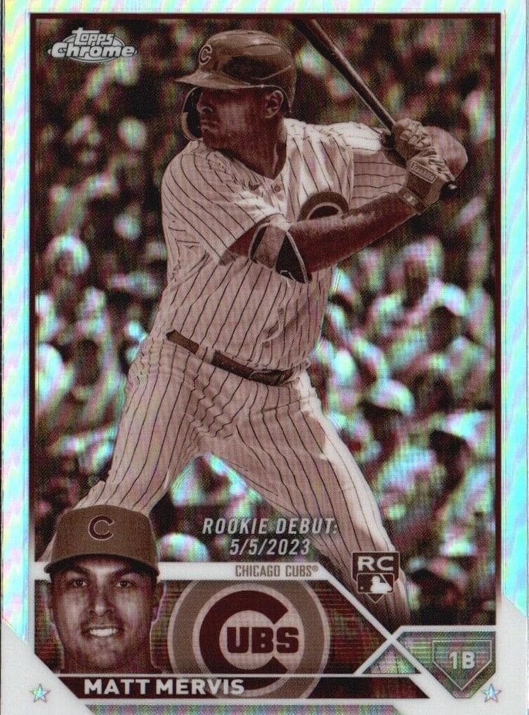 Matt Mervis 2023 topps Topps Chrome Update