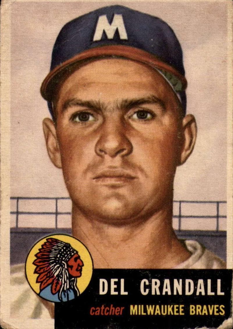 Del Crandall 1953 topps Topps