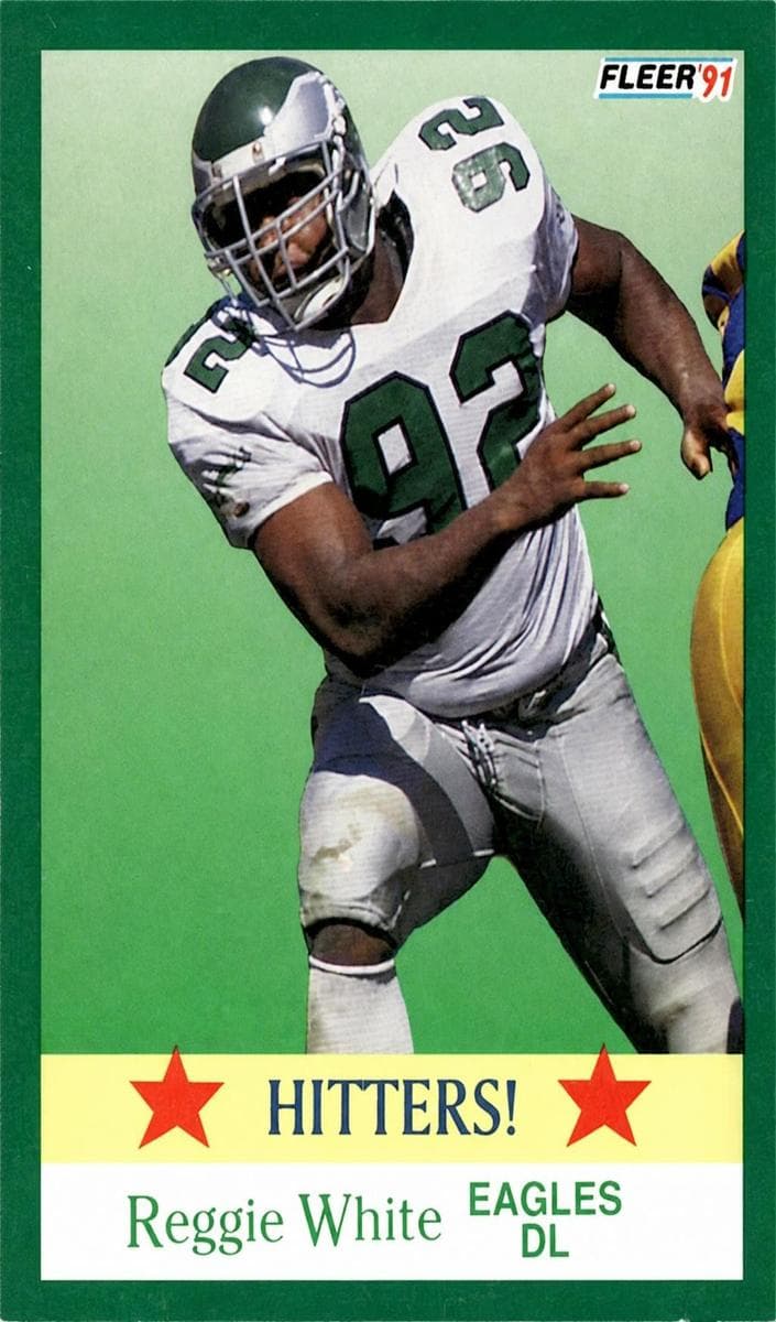 Reggie White 1991 fleer