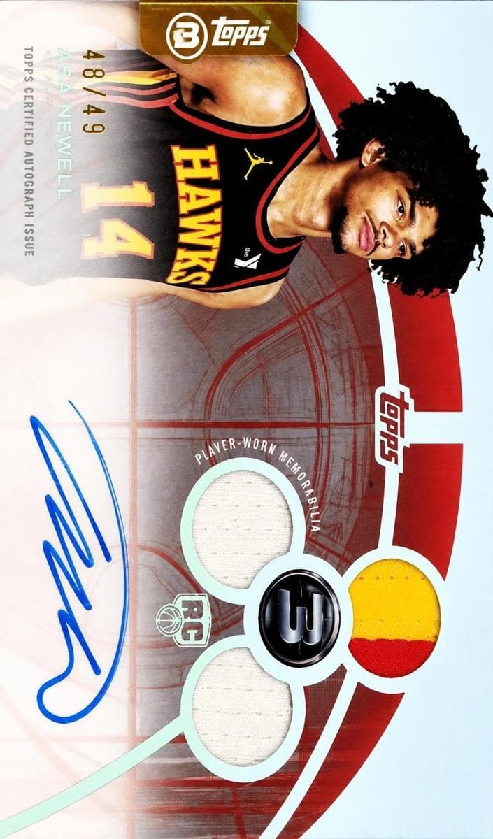 Asa Newell 2025 topps Topps 3