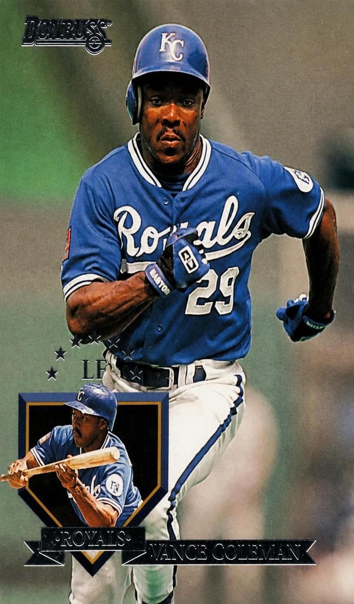Vince Coleman 1995 panini Donruss