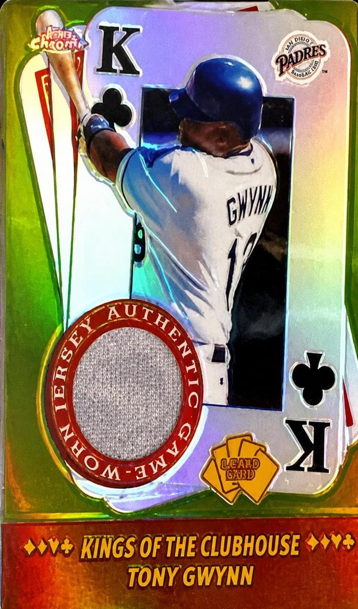 Tony Gwynn 2002 topps Topps Chrome