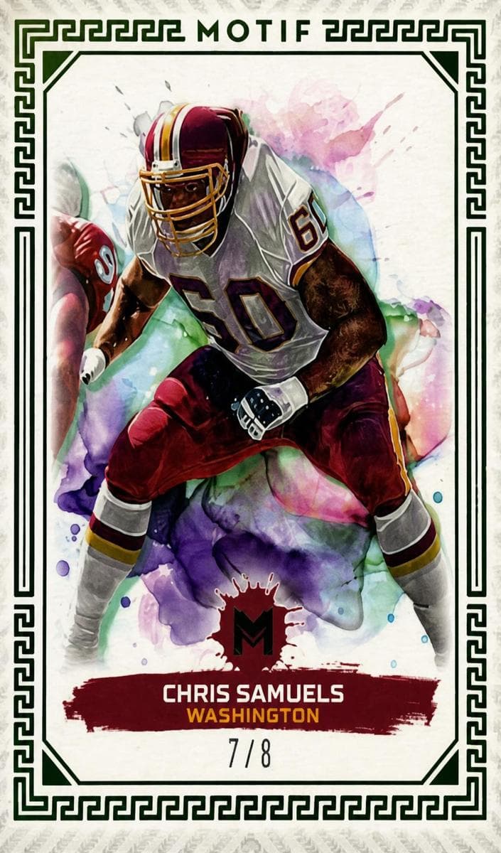 Chris Samuels 2023 topps Topps Motif