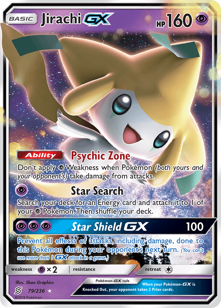 Jirachi GX 2019 Pokemon
