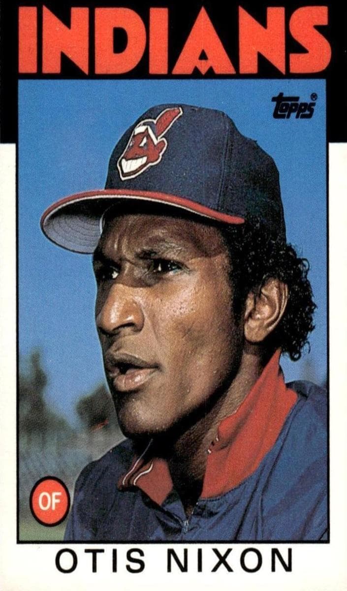 Otis Nixon 1986 topps Topps Traded