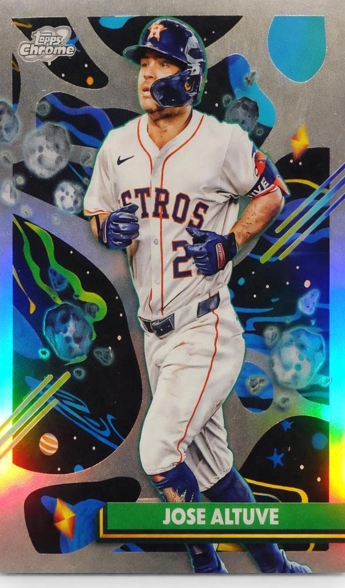 Jose Altuve 2025 topps Topps Cosmic Chrome