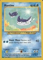 Mantine 2002 Pokemon Neo Destiny 1st Edition