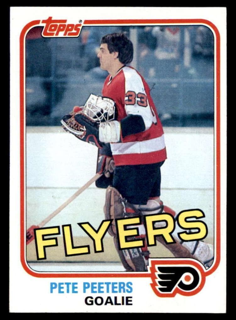 Pete Peeters 1981 topps