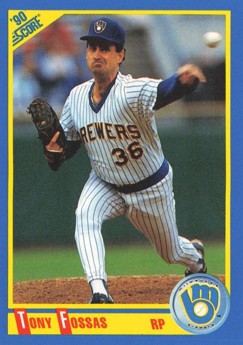 Tony Fossas trading card