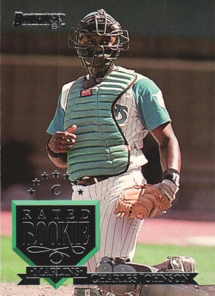 Charles Johnson 1995 panini Donruss
