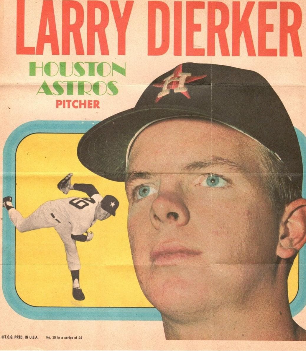 Larry Dierker 1970 topps Topps