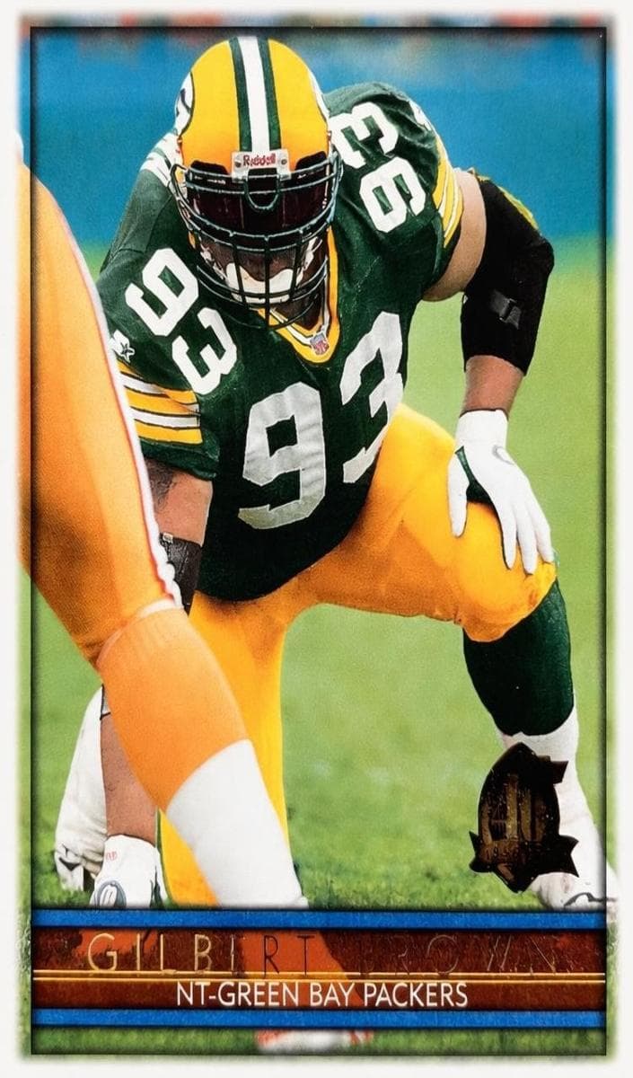 Gilbert Brown 1996 topps