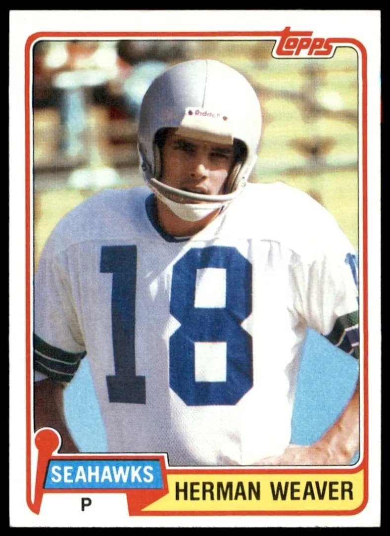 Herman Weaver 1981 topps Topps