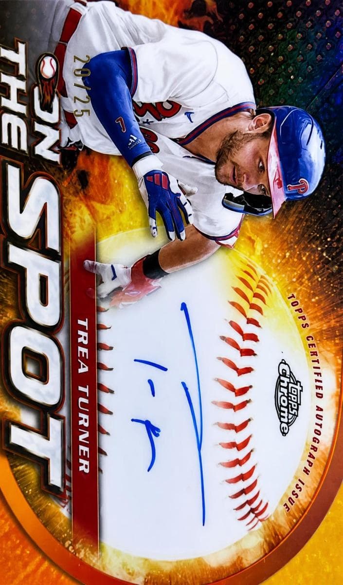 Trea Turner 2024 topps Topps Chrome