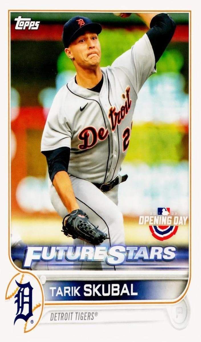 Tarik Skubal 2022 topps Topps Opening Day
