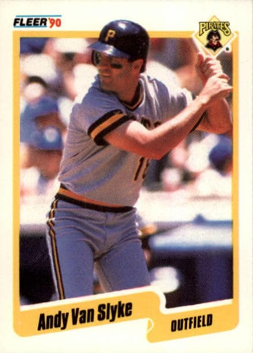 Andy Van Slyke 1990 fleer