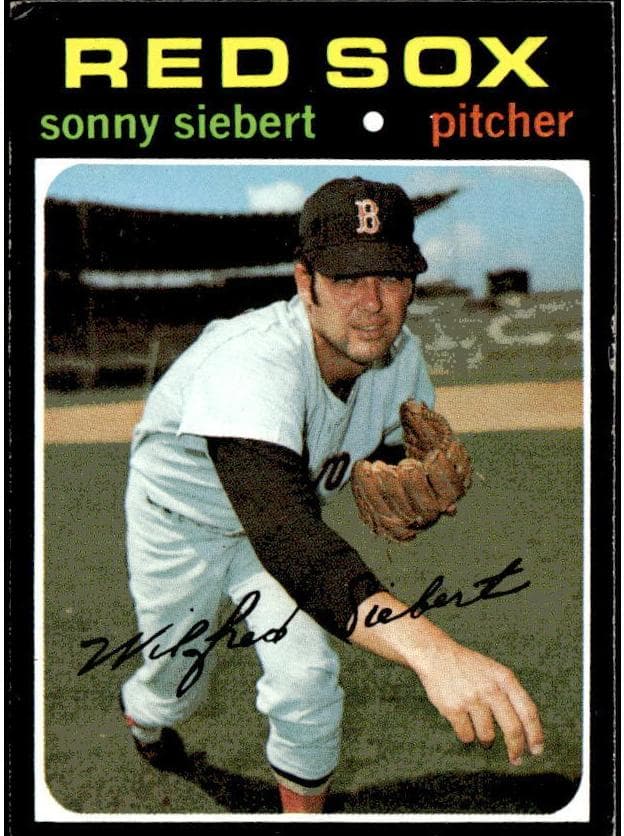 Sonny Siebert 1971 topps Topps