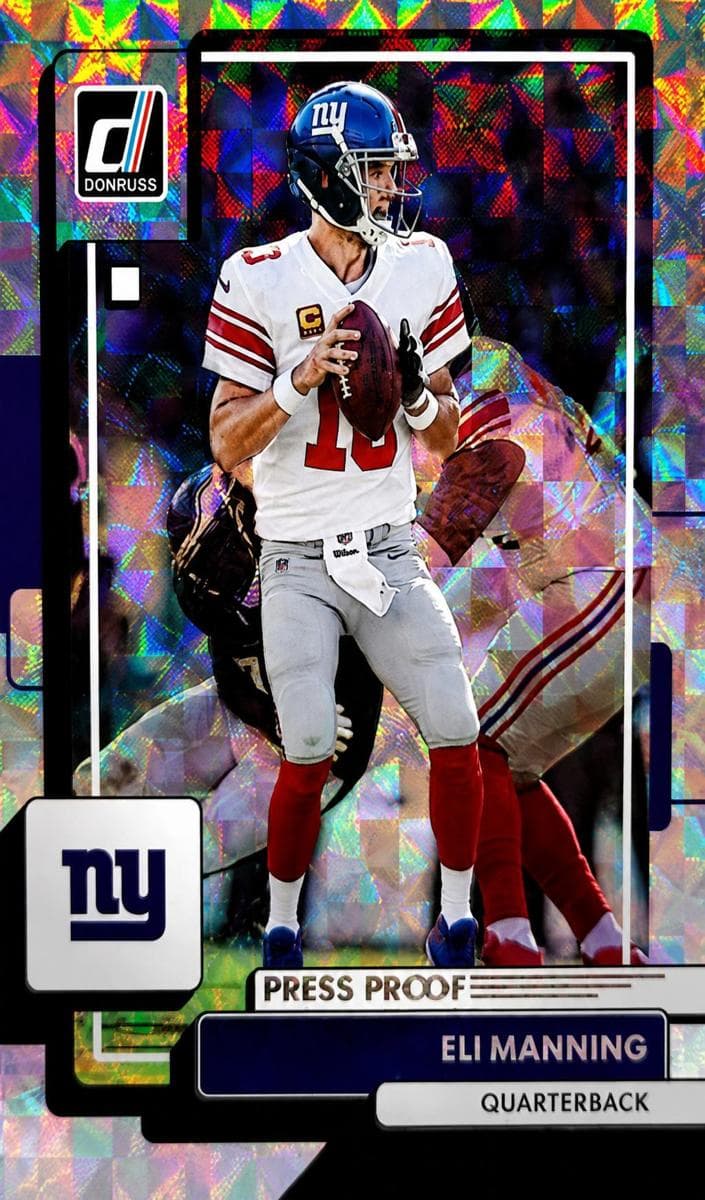 Eli Manning 2022 panini Donruss