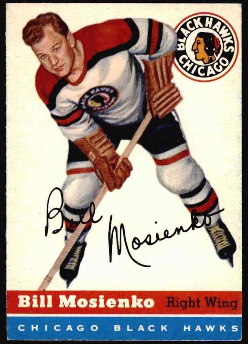 Bill Mosienko 1954 topps Topps