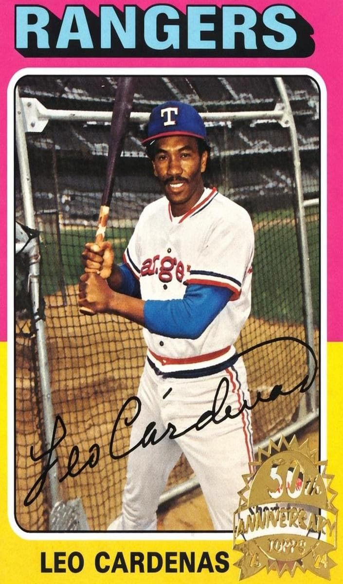 Leo Cardenas 1975 topps Topps