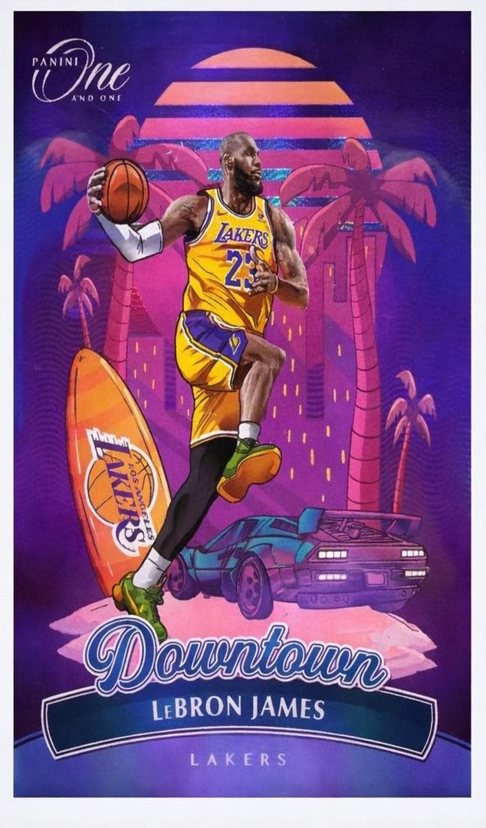 LeBron James 2023 panini Panini One and One