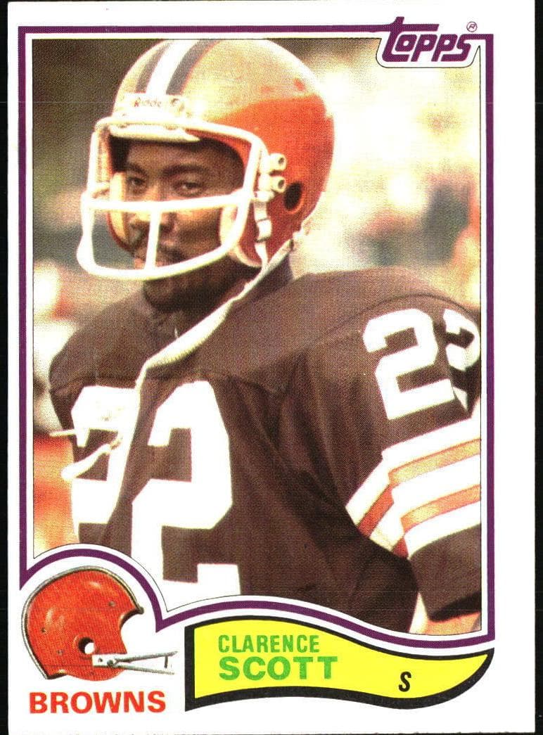Clarence Scott 1982 topps Topps