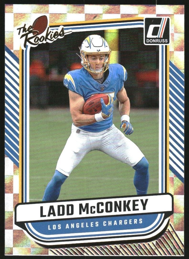 Ladd McConkey 2024 panini Panini Donruss