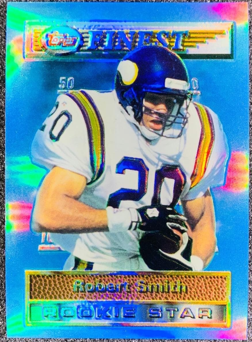 Robert Smith 1994 topps Finest Football Refractor