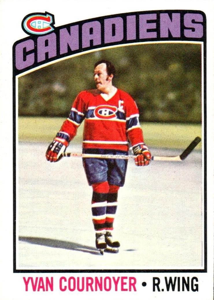 Yvan Cournoyer 1976 topps Topps