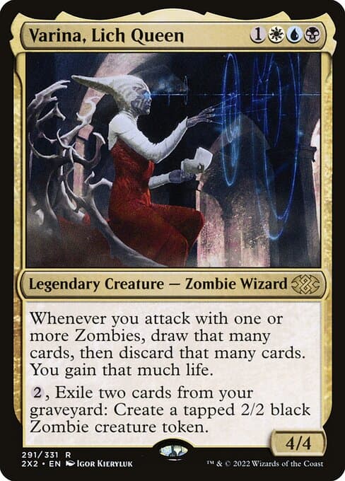 Varina, Lich Queen 2022 Magic: The Gathering Double Masters 2022