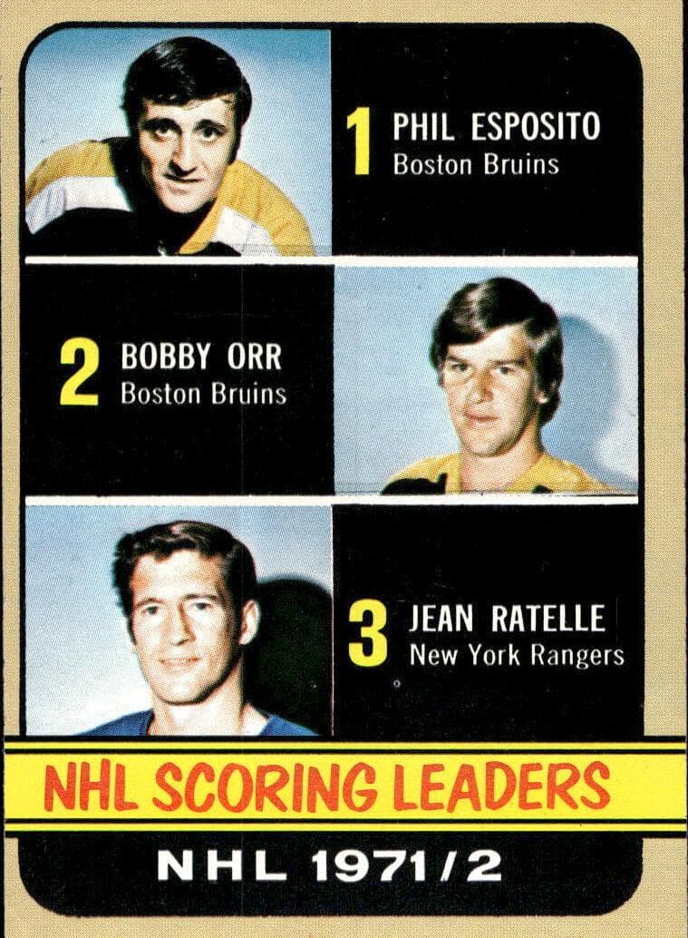 NHL Scoring Leaders (Phil Esposito / Bobby Orr / Jean Ratelle) #63