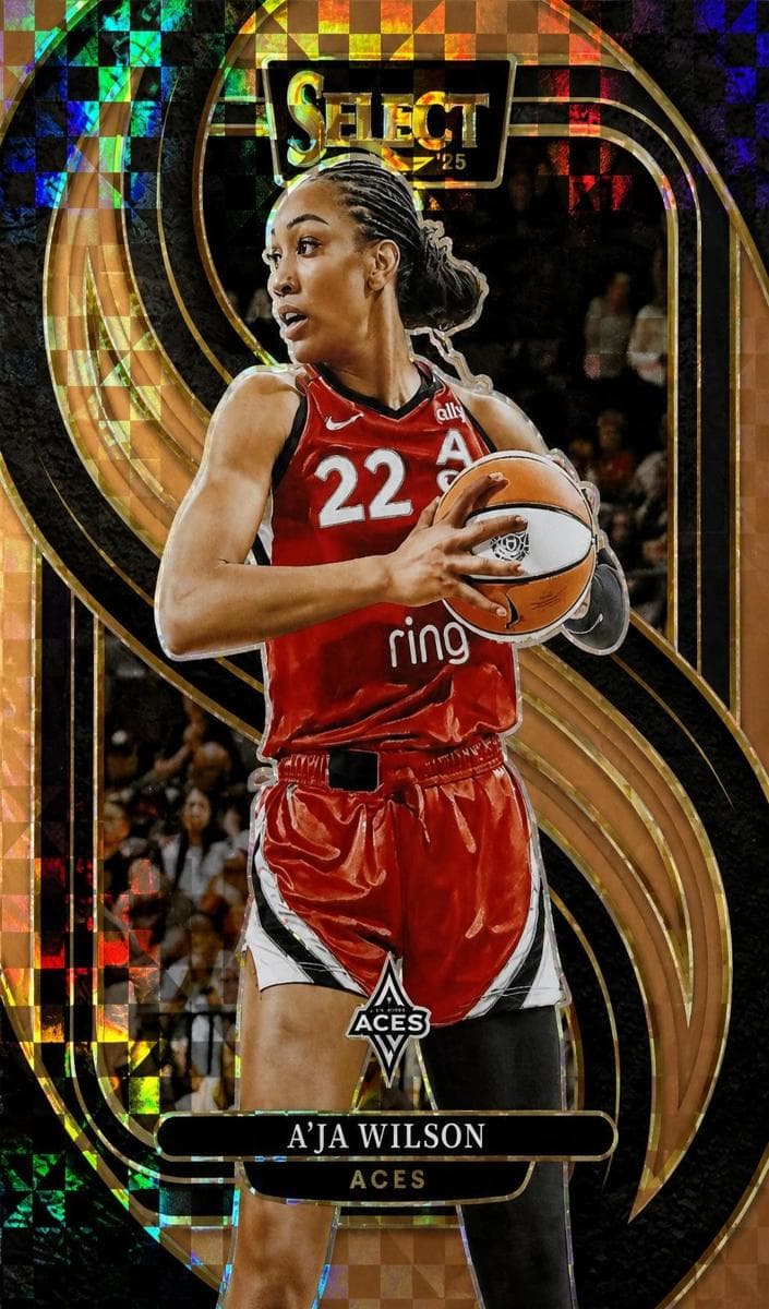 A'ja Wilson 2025 panini Panini Select WNBA