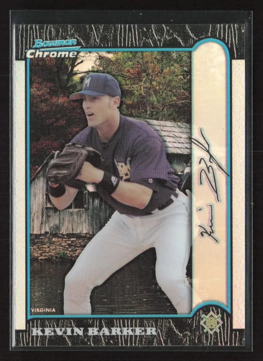 Kevin Barker 1999 bowman Bowman Chrome