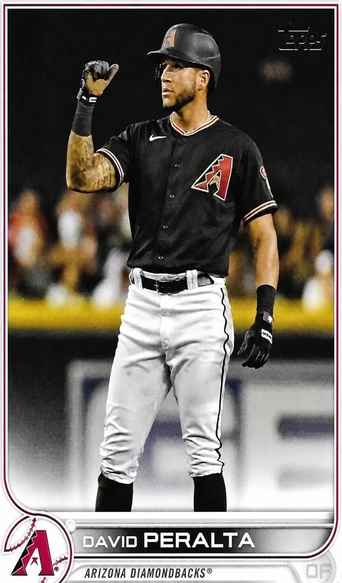 David Peralta trading card