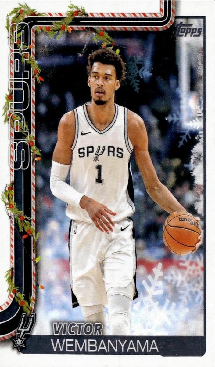 Victor Wembanyama 2025 topps Topps Holiday